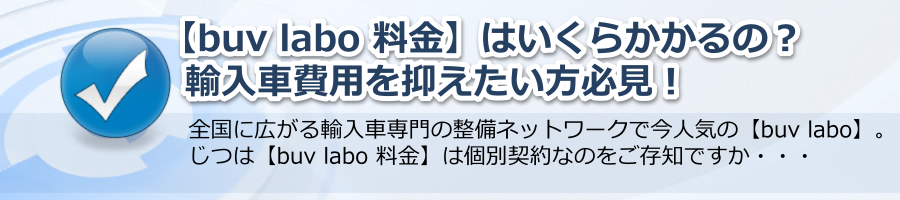 【buv labo 料金】はいくら？輸入車費用を抑えたい方必見！